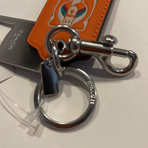 Coach Leather NWT Key chain/ Bottle opener in Orange - Picture 6 of 6